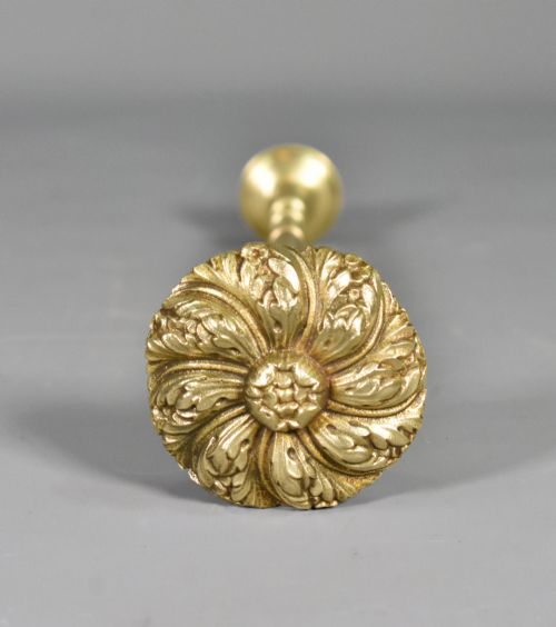 LARGE BRASS FRENCH CURTAIN TIEBACKS SECOND EMPIRE - ADDITIONAL PHOTO 10