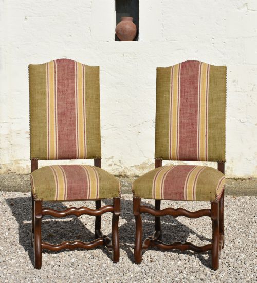 SET OF 6 FRENCH OS DE MOUTON DINING CHAIRS IN OAK STYLE LOUIS XIII - ADDITIONAL PHOTO 8