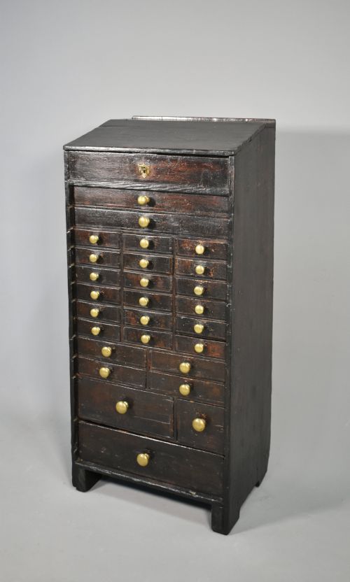 FRENCH ANTIQUE HOROLOGIST'S STORAGE CABINET - ADDITIONAL PHOTO 2