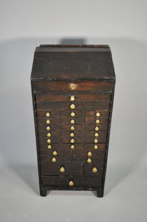 FRENCH ANTIQUE HOROLOGIST'S STORAGE CABINET - ADDITIONAL PHOTO 3