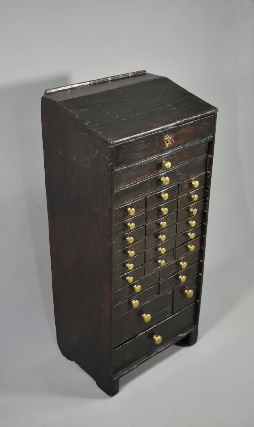 FRENCH ANTIQUE HOROLOGIST'S STORAGE CABINET - ADDITIONAL PHOTO 4