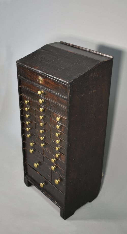 FRENCH ANTIQUE HOROLOGIST'S STORAGE CABINET - ADDITIONAL PHOTO 5