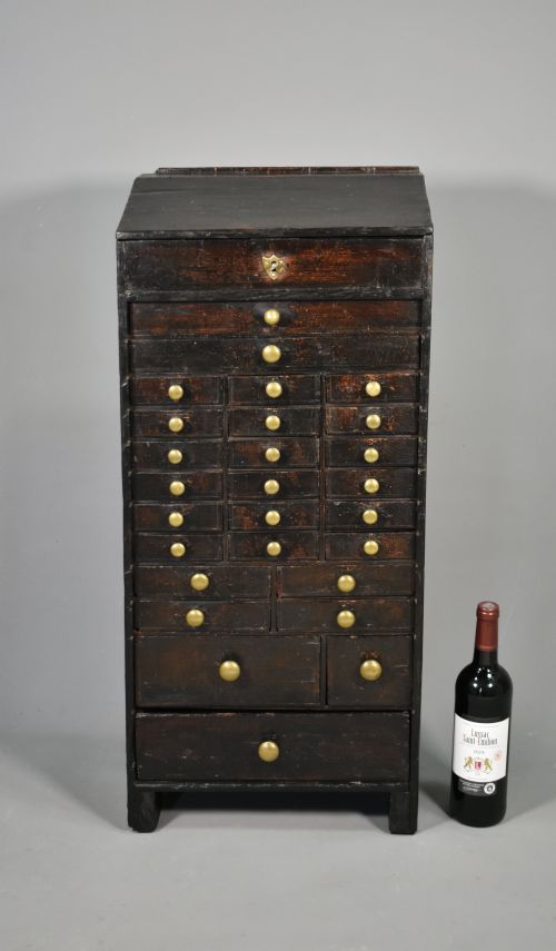 FRENCH ANTIQUE HOROLOGIST'S STORAGE CABINET - ADDITIONAL PHOTO 13