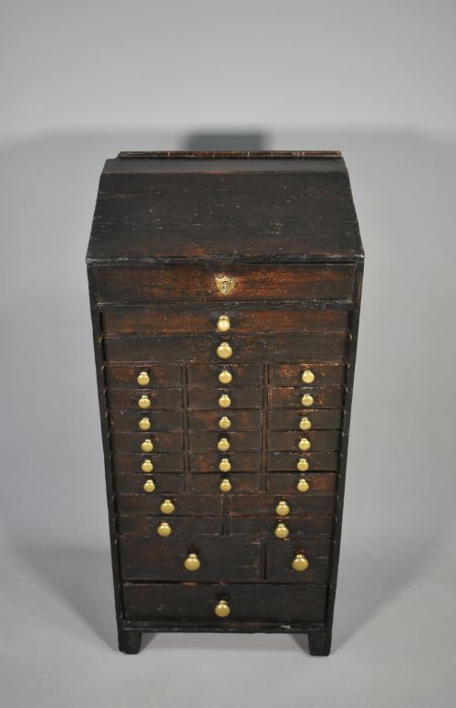 FRENCH ANTIQUE HOROLOGIST'S STORAGE CABINET - ADDITIONAL PHOTO 14