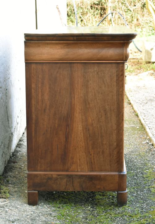 FRENCH CHEST OF DRAWERS IN WALNUT LOUIS PHILIPPE PERIOD 19TH CENTURY - ADDITIONAL PHOTO 13