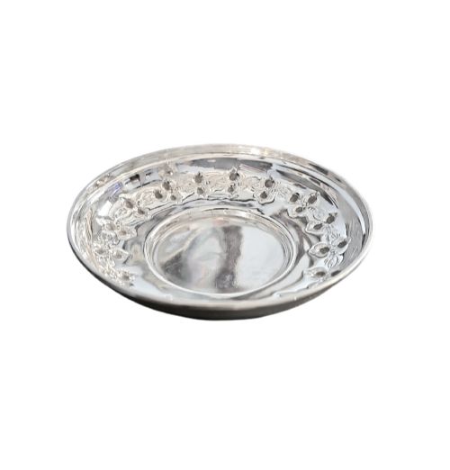 Share Antique Sterling Silver Bowl Dish Sheffield 1903 Thomas Bradbury & Sons 62.6g