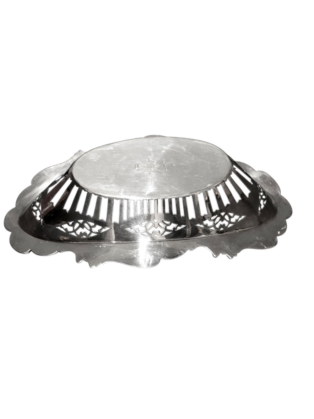 Walker & Hall Sterling Silver Bon Bon Dish Sheffield 1904 Edwardian 151.6g View IV