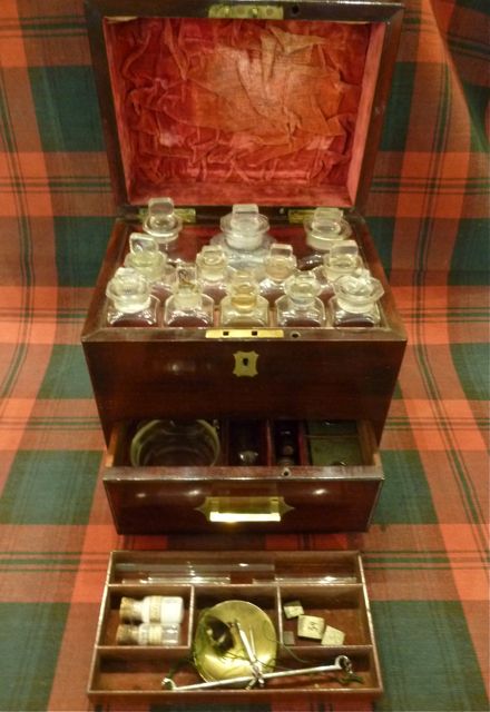 fig 1. FITTED MAHOGANY APOTHECARY'S CABINET