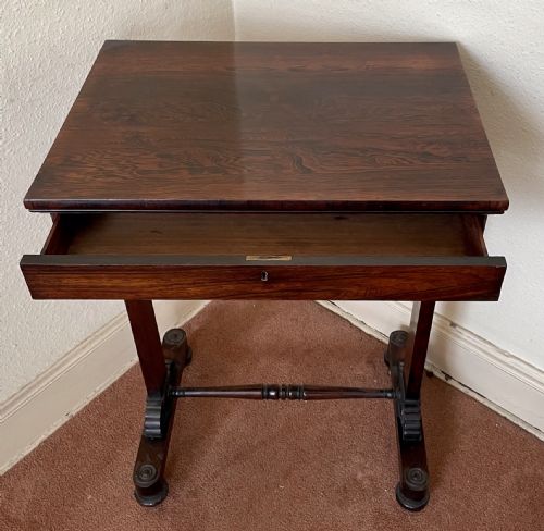 A Pretty Early Gillows 19th Century Rosewood Side or Occasional Table