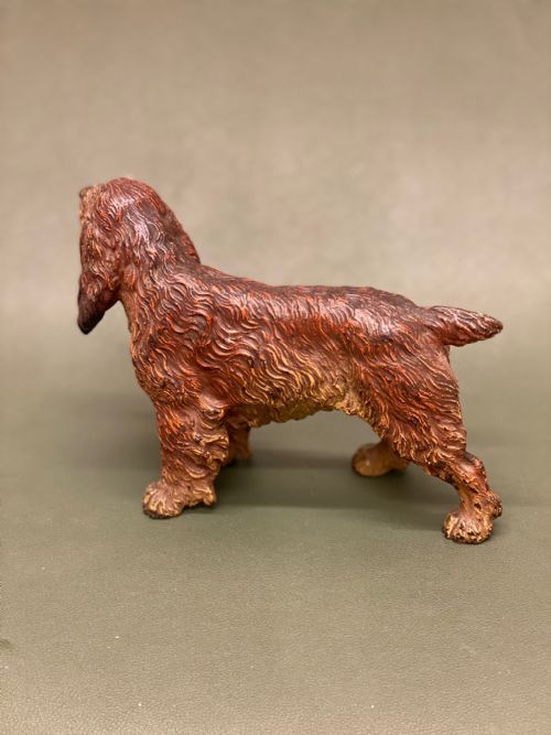 AUSTRIAN COLD PAINTED BRONZE SPANIEL 7 INCHES - ADDITIONAL PHOTO 1