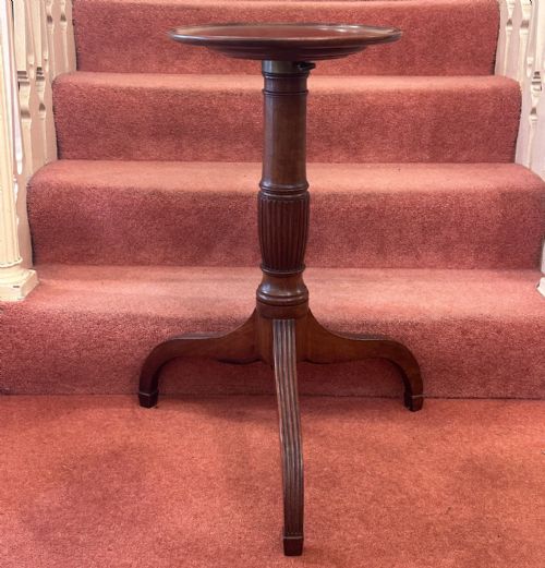 fig 1. 19th century height-adjustable mahogany Occasional Table