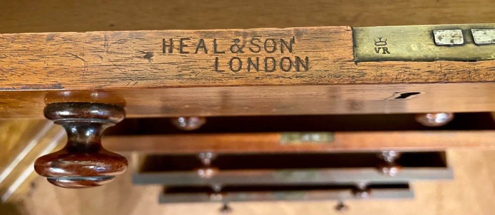 An Early 19th Century Solid Mahogany Tall Chest Of Drawers By Heal & Son View V