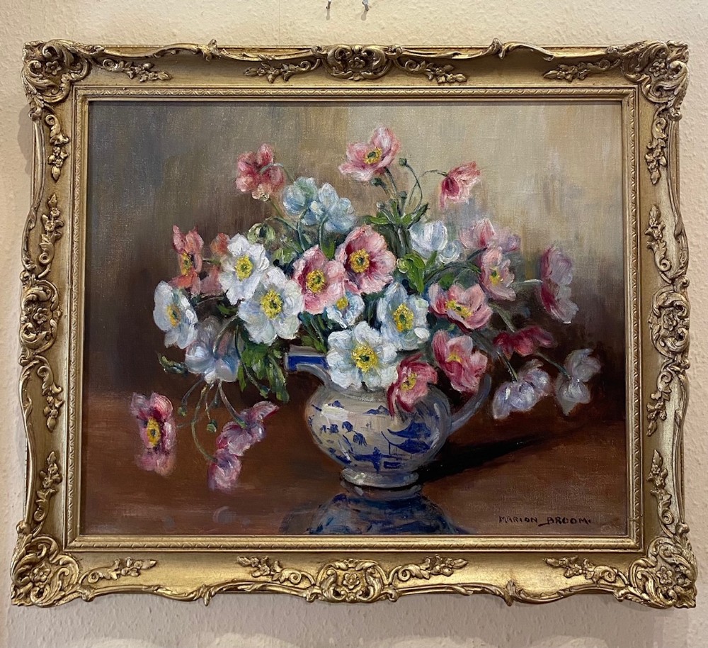 Oil On Canvas “A Floral Study” By MARION BROOM 1878-1962