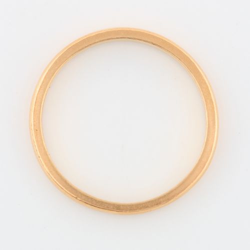 22CT GOLD PLAIN WEDDING BAND 193637 SIZE P - ADDITIONAL PHOTO 3