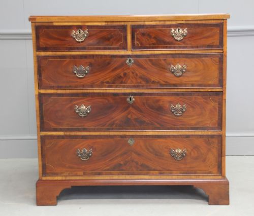 A Georgian Mahogany Chest of Drawers
