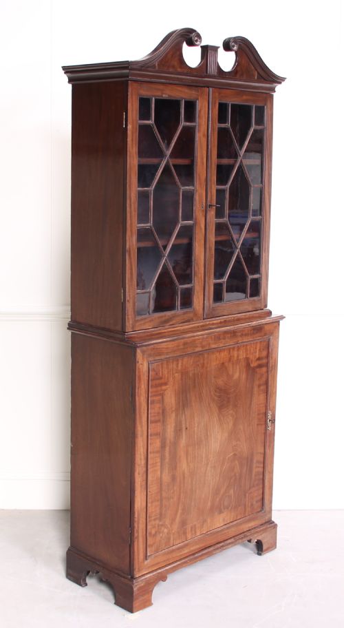fig 1. A 19th century mahogany bookcase.