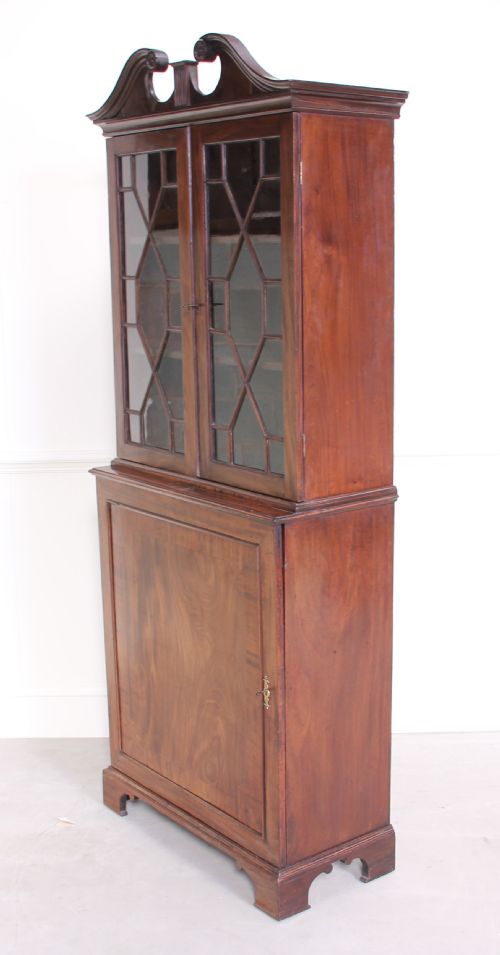 fig 2. A 19th century mahogany bookcase.