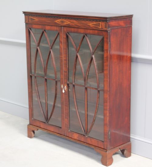 A 19th Century Mahogany Display Cabinet.