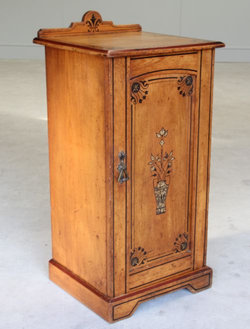fig 1. A 19th century Pitch Pine bedside cabinet