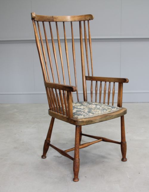 A 19th Century Beech Carver Chair