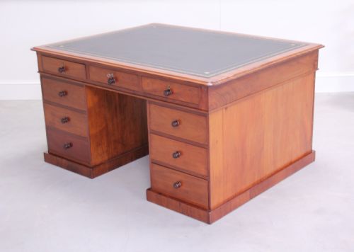 A Victorian Partners Desk.