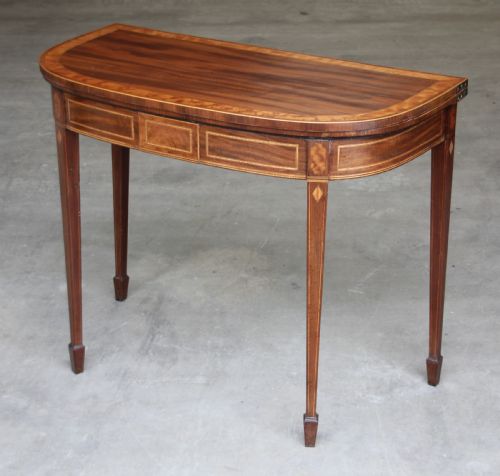 A Regency Mahogany Card Table