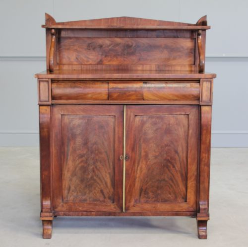 A William IV Flame Mahogany Chiffonier