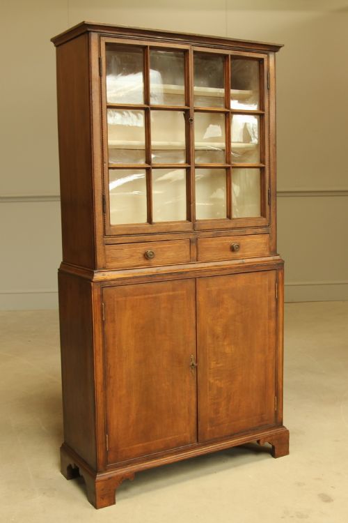 A 19th Century Small Mahogany Inlaid Cabinet.