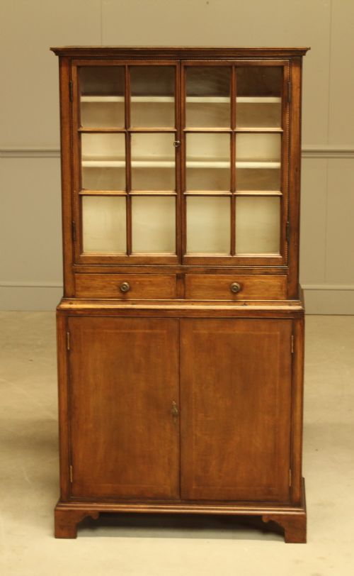 fig 1. A 19th century small mahogany inlaid cabinet.