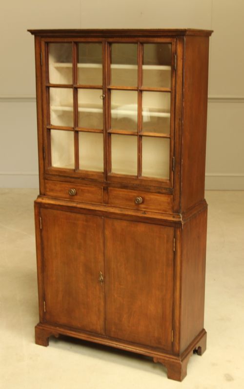 fig 2. A 19th century small mahogany inlaid cabinet.