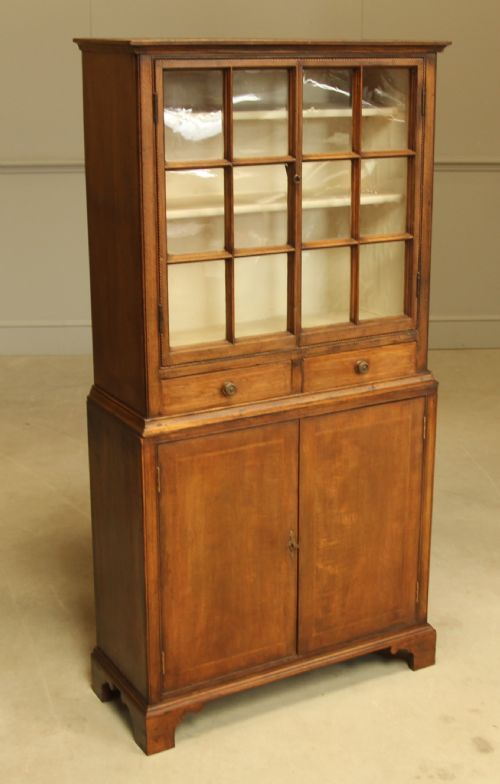 fig 3. A 19th century small mahogany inlaid cabinet.