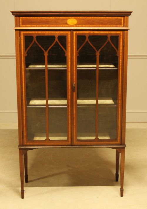 An Edwardian Mahogany Display Cabinet