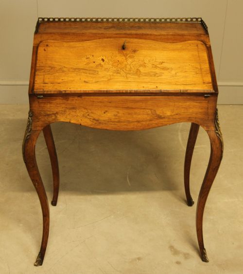 A 19th Century Rosewood Bureau De Dame