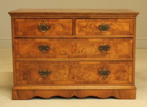 A Burr Walnut Chest of Drawers
