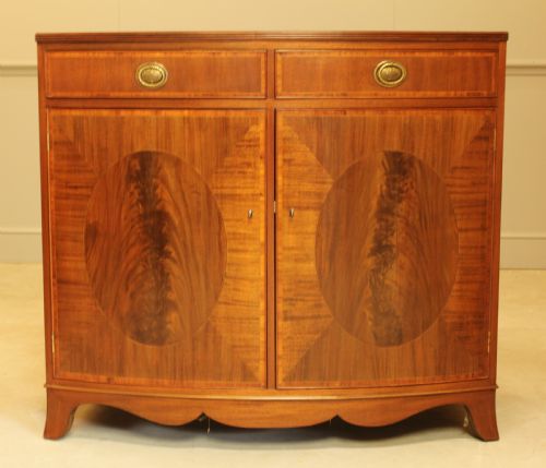 A Two Door Bow Fronted Sideboard