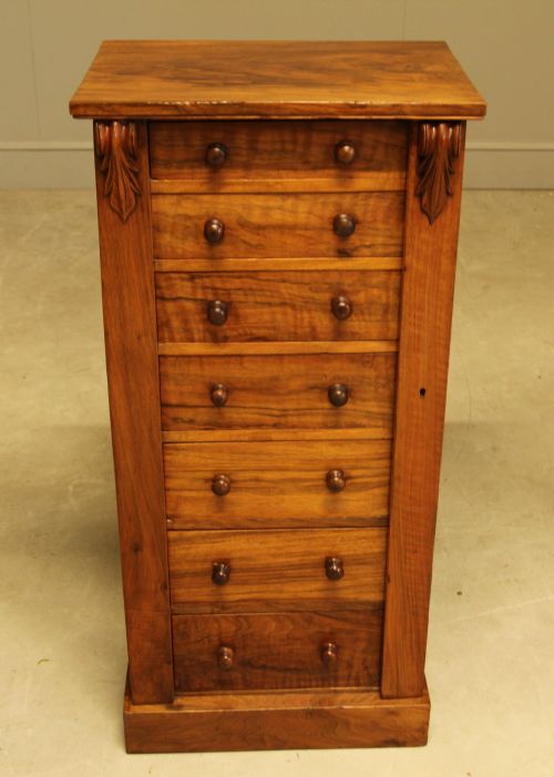 fig 1. A Victorian rosewood wellington chest