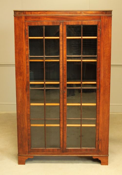 A 19th Century Mahogany Glazed Bookcase.
