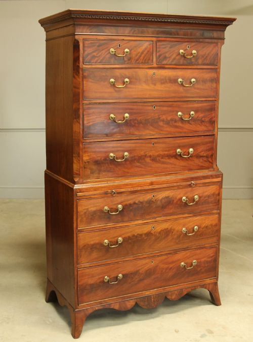 A Regency Mahogany Tall Boy.