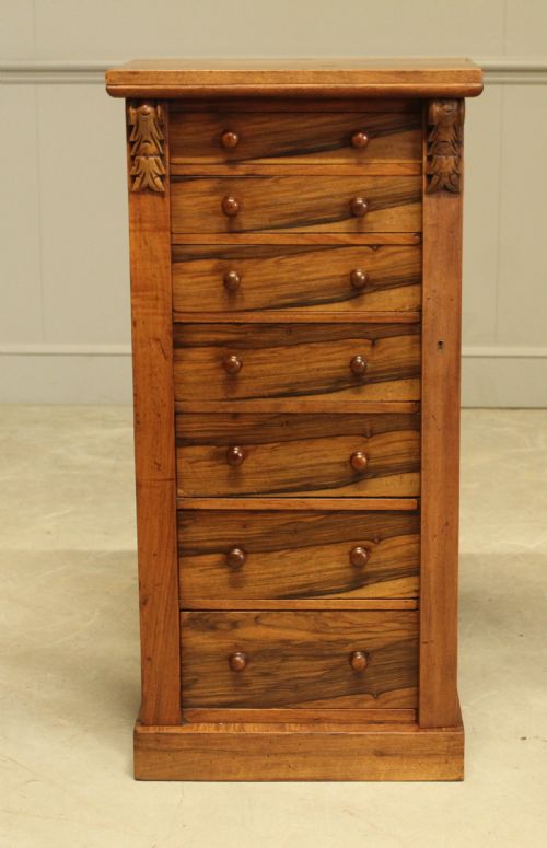 A Victorian Rosewood Wellington Chest
