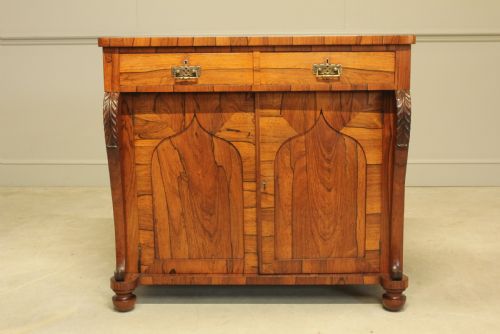 A Victorian Rosewood Two Door Sideboard