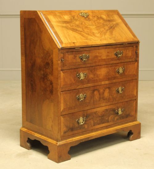 A 19th Century Burr Walnut Bureau