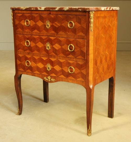 fig 2. A 19TH Century Small French chest of drawers / Antique commode