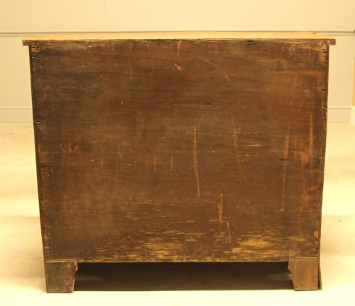 ANTIQUE MAHOGANY SERPENTINE CHEST OF DRAWERS - ADDITIONAL PHOTO 9