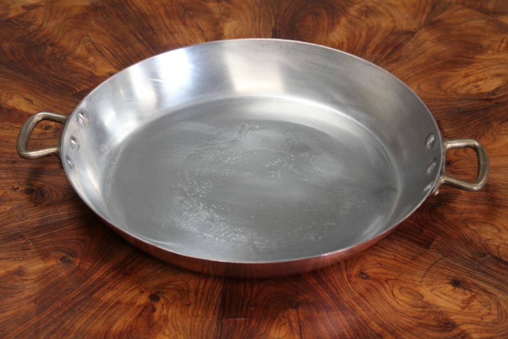 19th century French copper prospector pan   View III