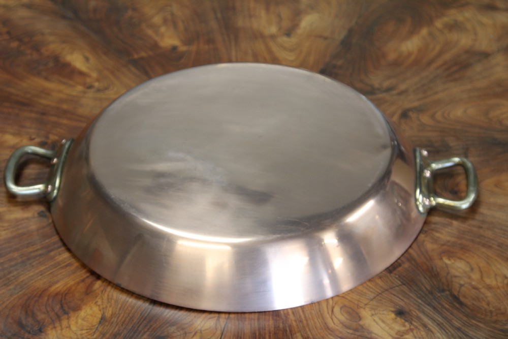 19th century French copper prospector pan   View IV