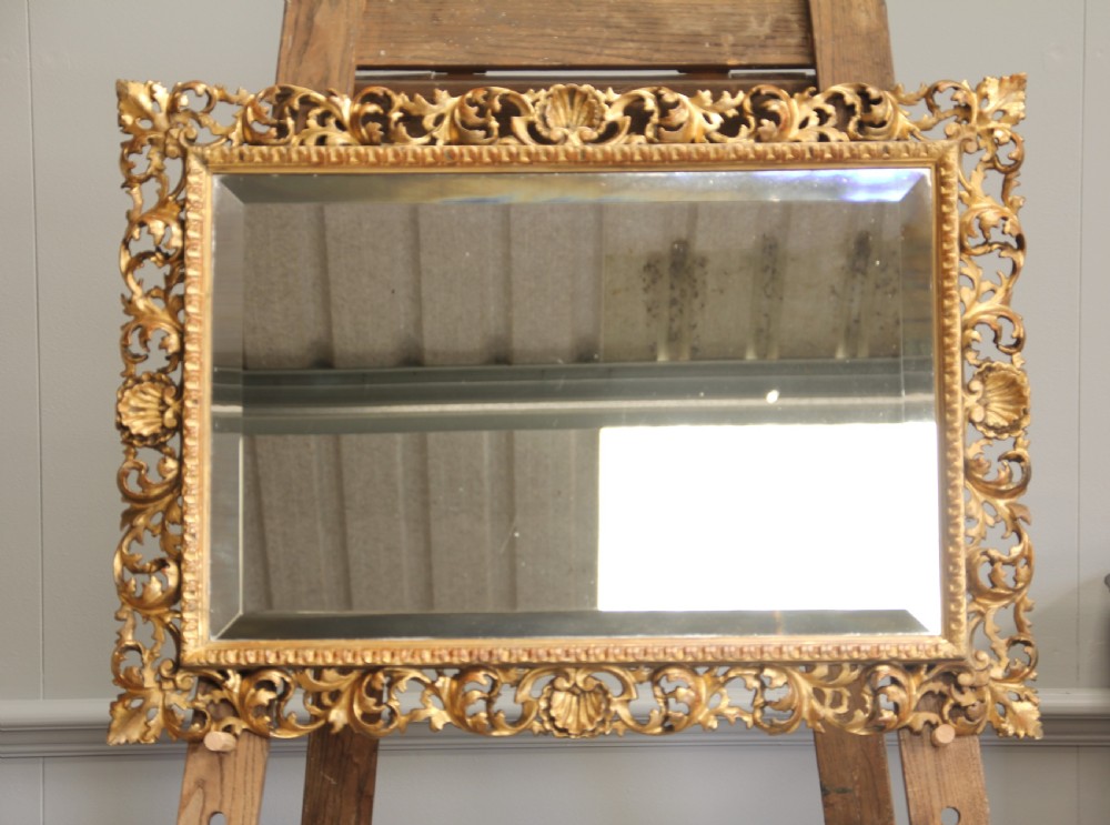 A 19th century Florentine wall mirror.  View II