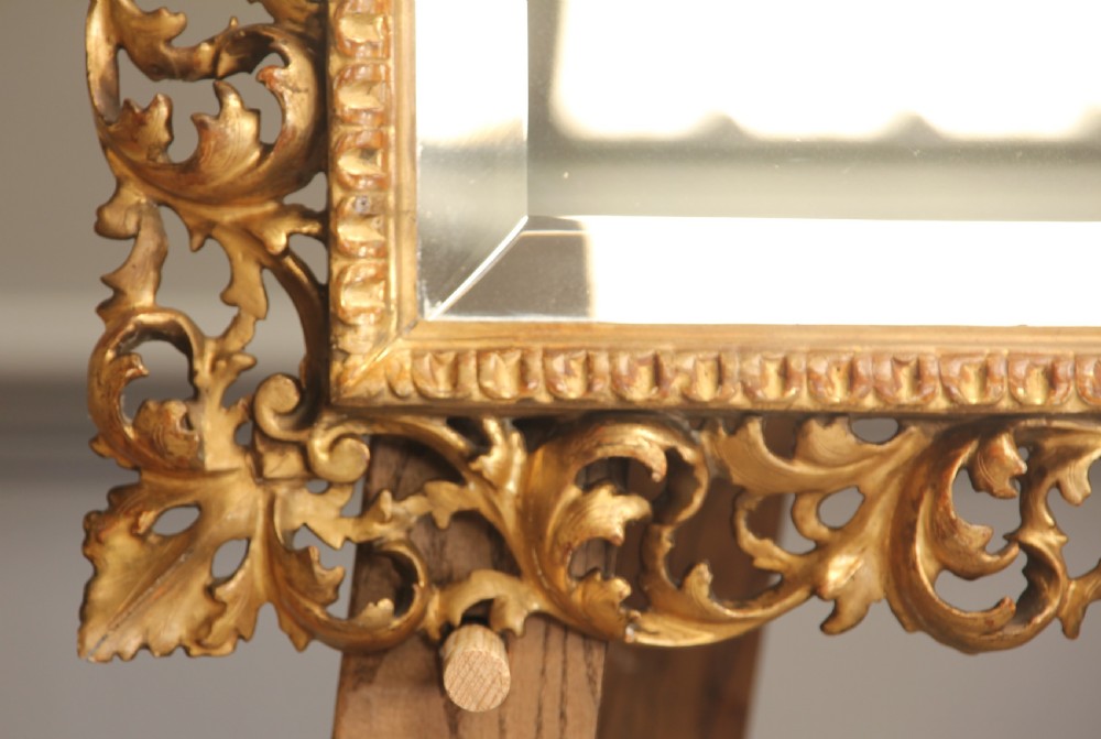 A 19th century Florentine wall mirror.  View III
