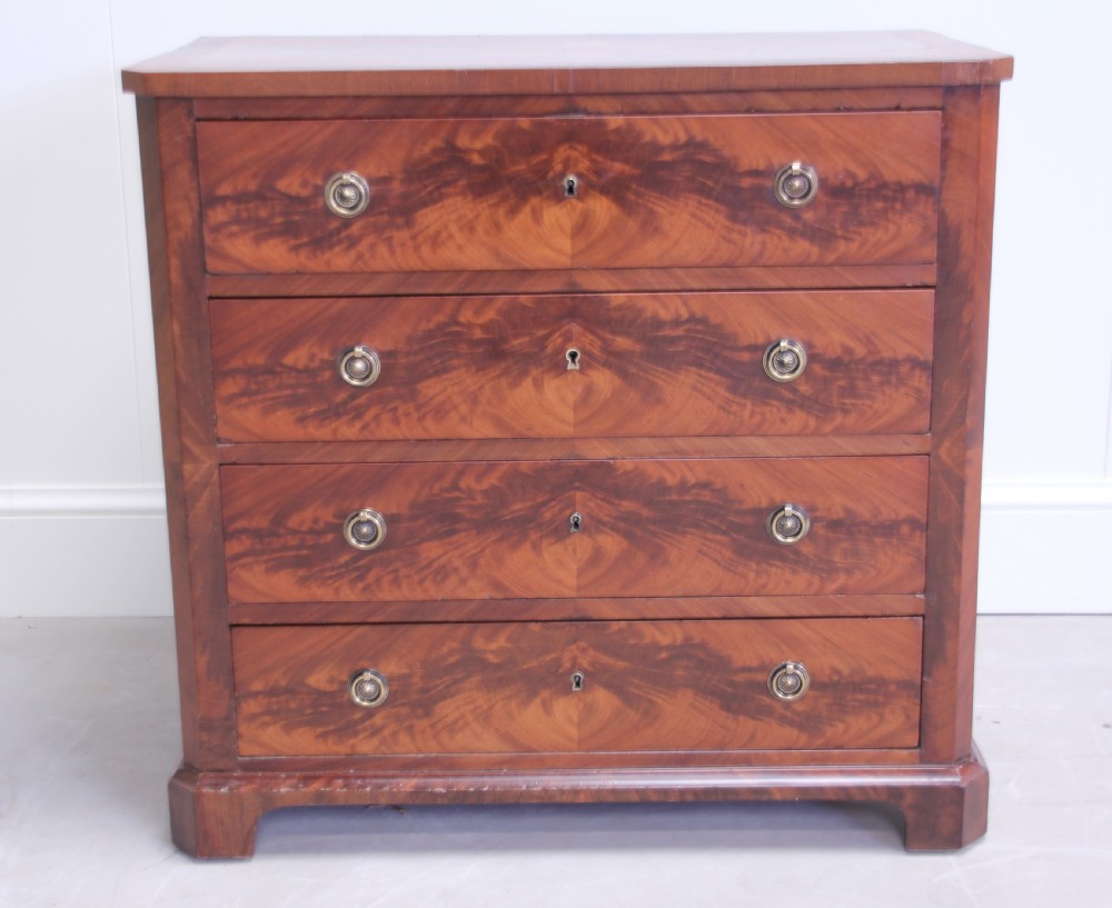 A 19th century mahogany chest of drawers. View II