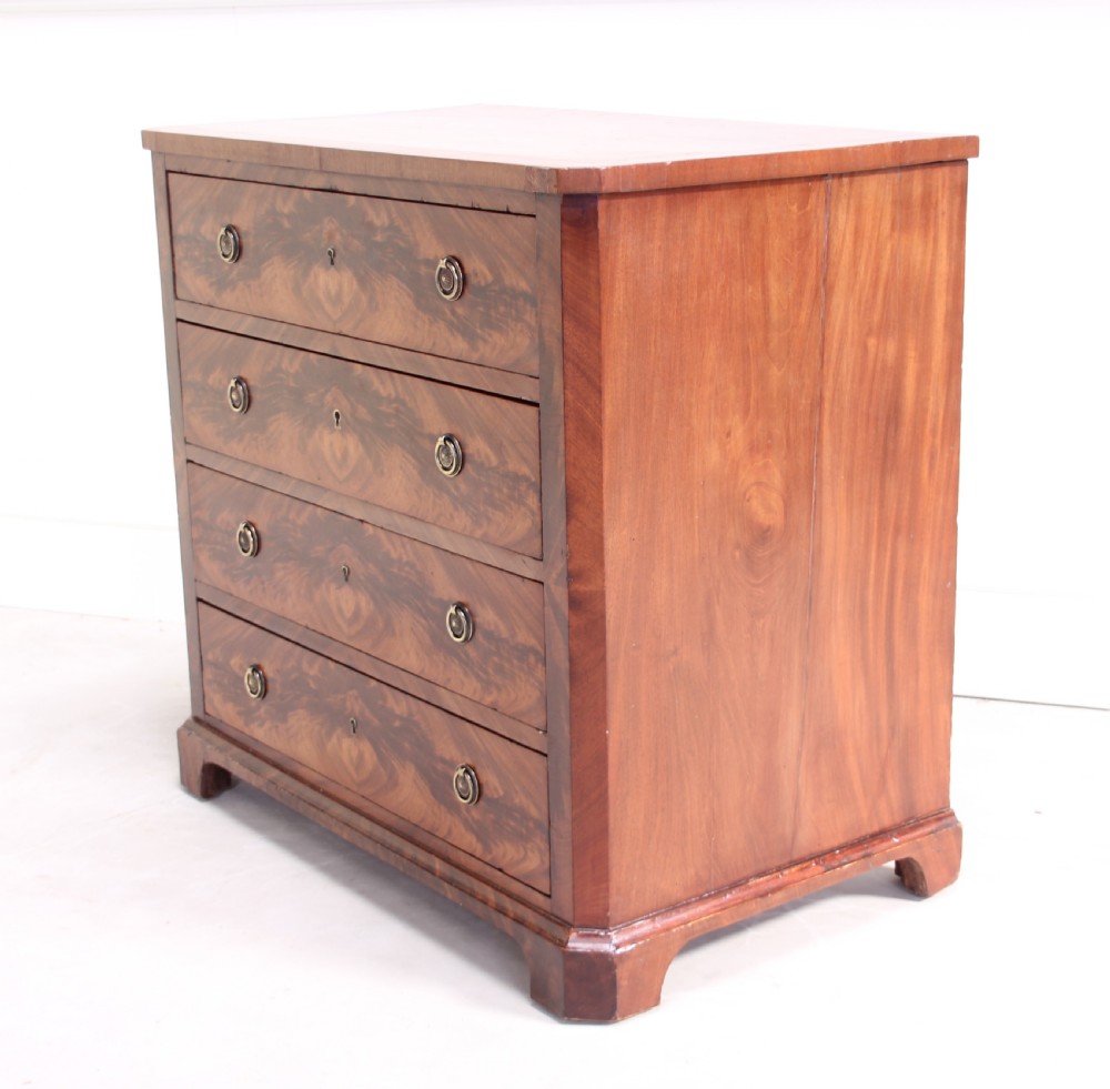 A 19th century mahogany chest of drawers. View III