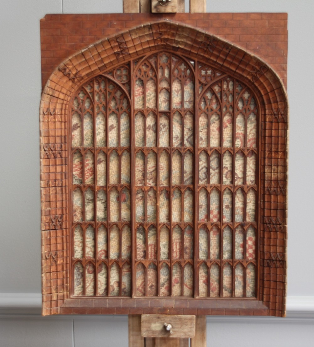 An early 20th century carved wooden model.
